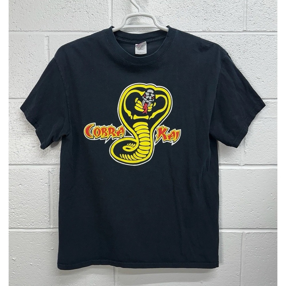 VTG Golden Heavy Weight Cobra Kai Short‎ Sleeve Shirt / Large